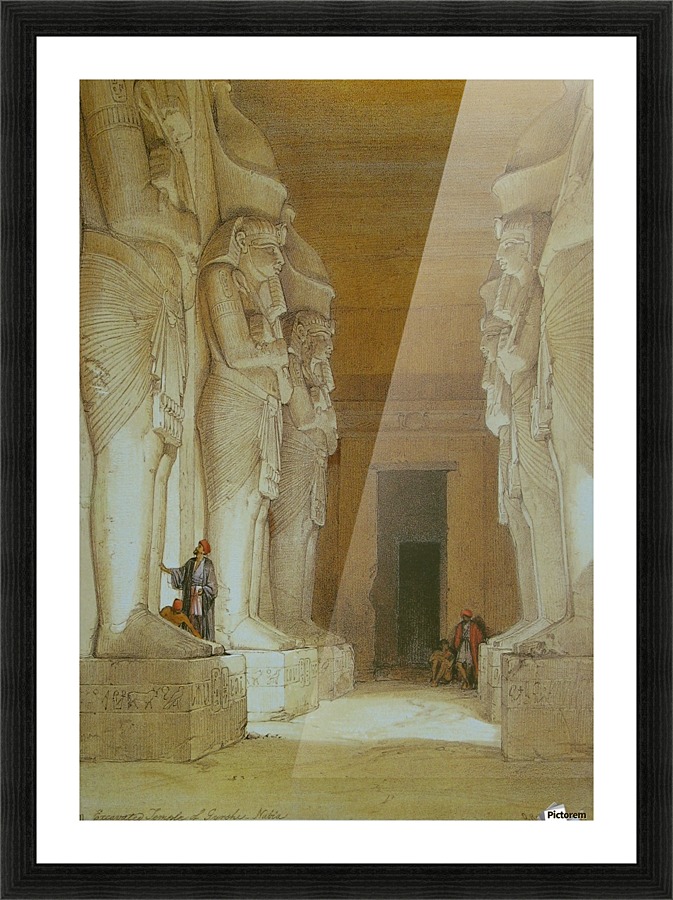 Rock Temple Gerf Hussein Picture Frame print