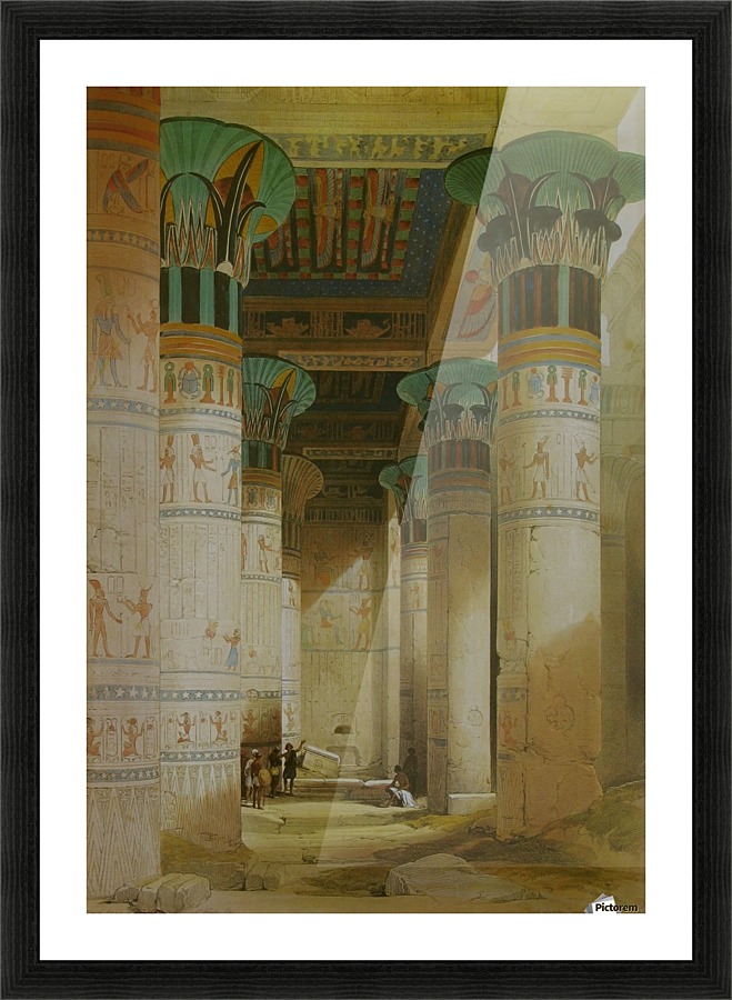 Isis Temple Philae Picture Frame print