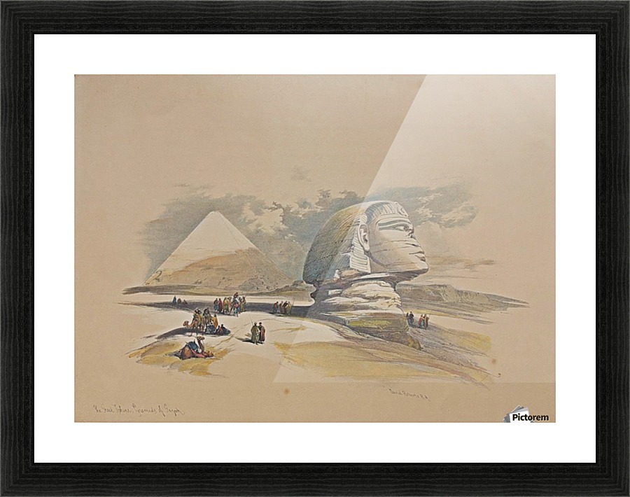 The Great Sphinx Picture Frame print