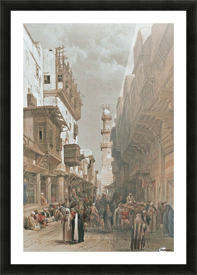 Mosque el Mooristan, Cairo Picture Frame print