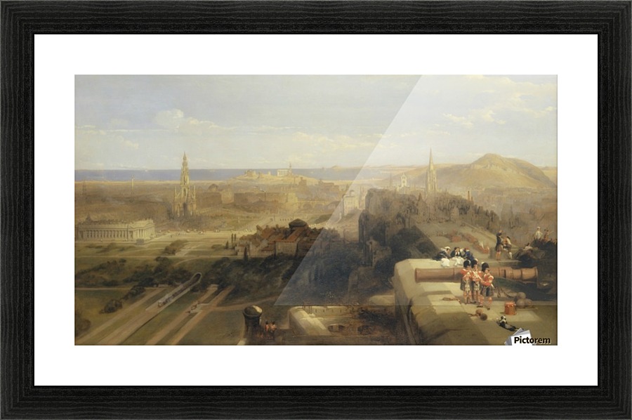 Edinburgh from the Castle Picture Frame print