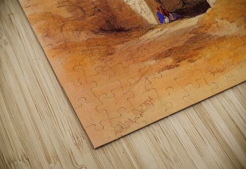 Entering temple David Roberts puzzle