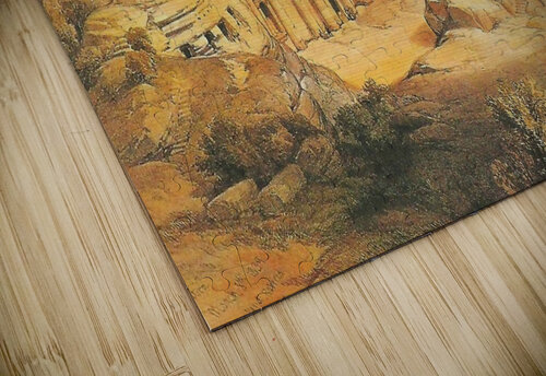 The monastery from Petra David Roberts puzzle