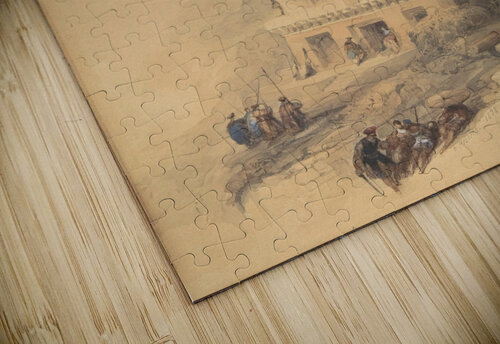 Oriental temple David Roberts puzzle