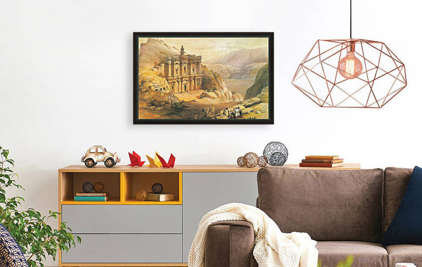 The monastery from Petra Reproduction