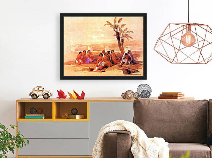 King Solomon and his wives by David Roberts