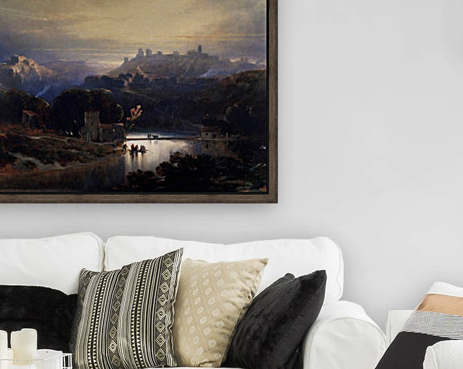 The castle of Alcala de Guadaira by David Roberts