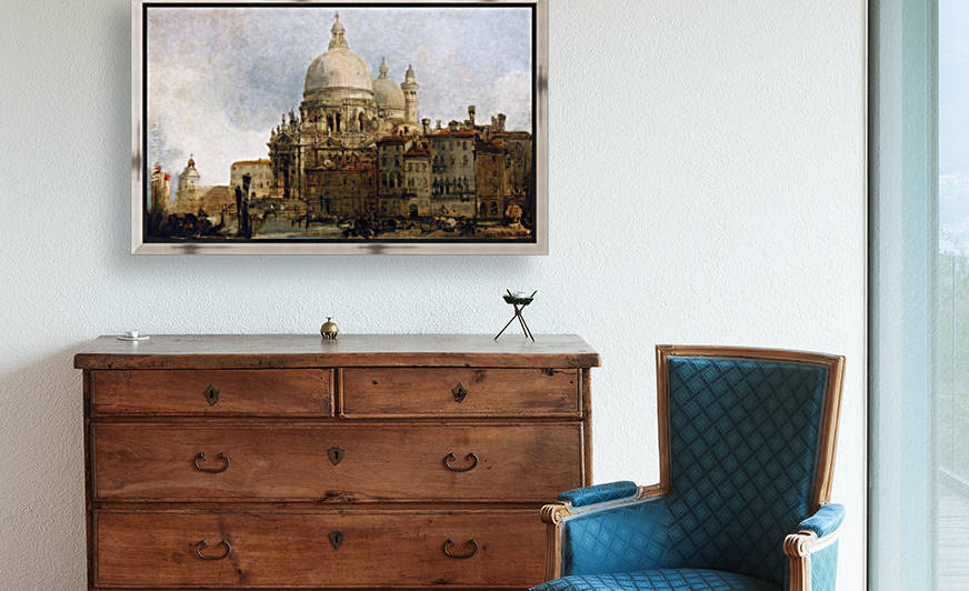View of the Church of Santa Maria della Salute by David Roberts