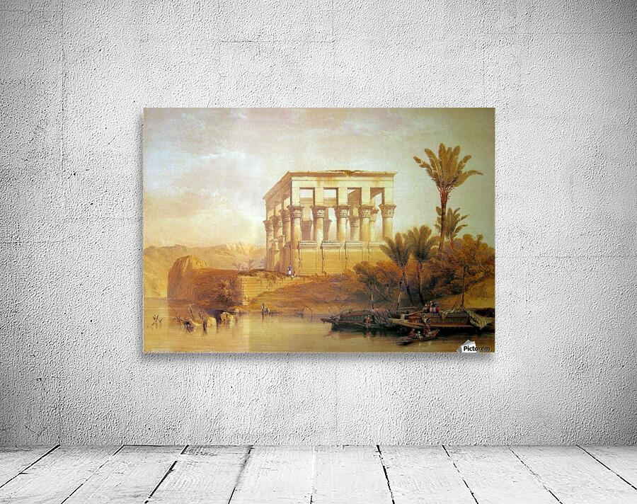 Hypaethral Temple Philae Wall Preview