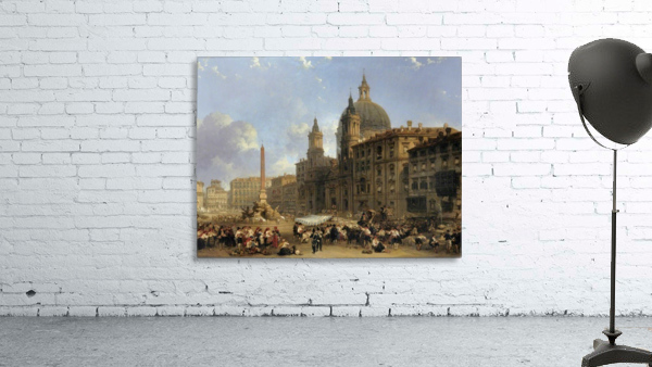 Piazza Navona at Rome Wall Preview