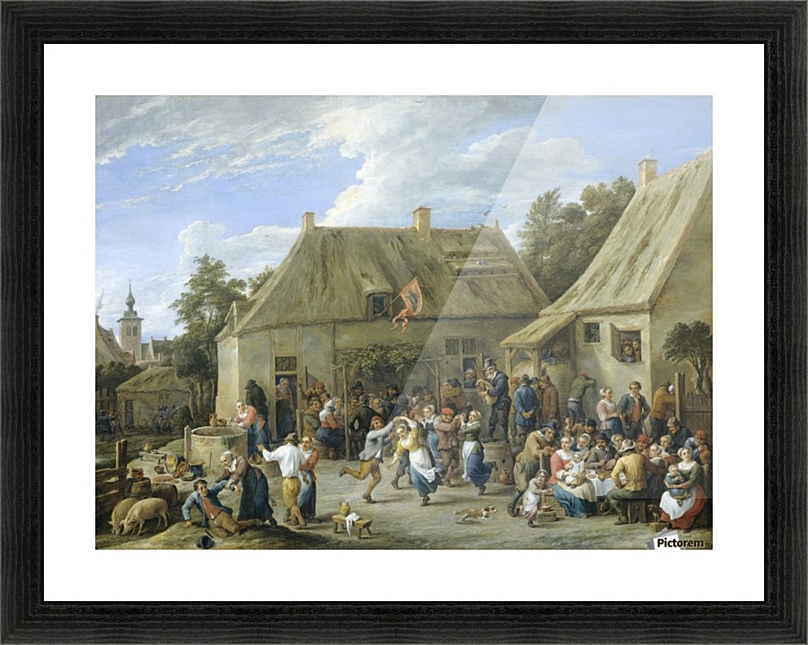 Boerenkermis Picture Frame print