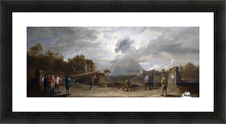 Peasants at Archery Picture Frame print