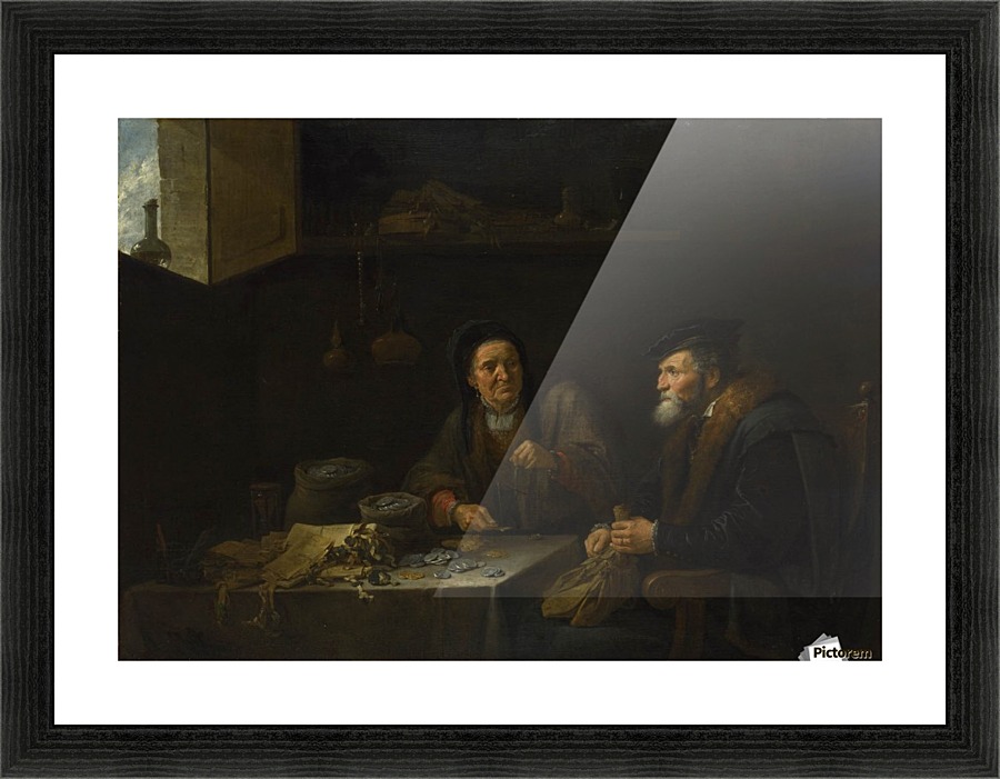 The Covetous Man Picture Frame print
