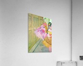 Dancers behind a backdrop Acrylic Print