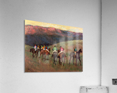 Jockeys in Training Acrylic Print