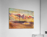 Lake and mountains Acrylic Print