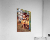 Three dancers behind the scenes Acrylic Print