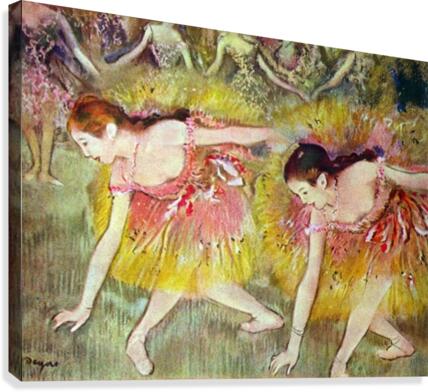 Ballet dancers Canvas Print