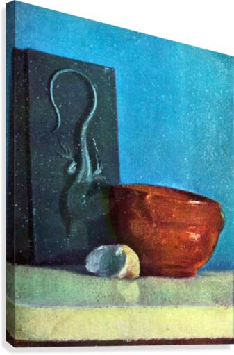 Still Life with lizard Canvas Print