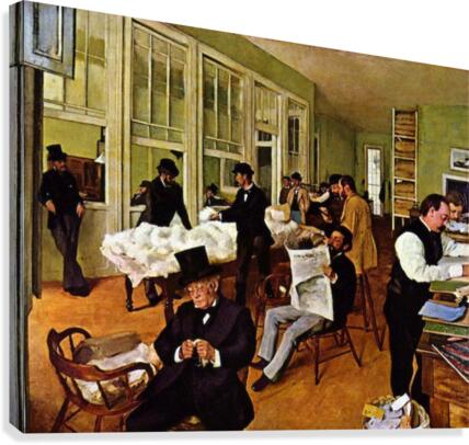 The cotton exchange Canvas Print
