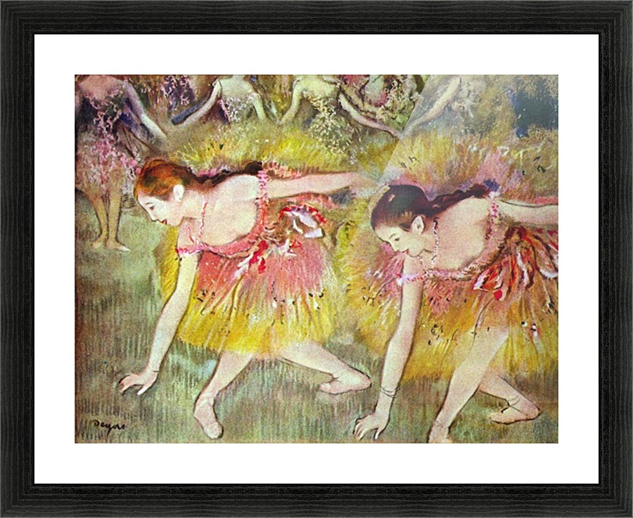 Ballet dancers Picture Frame print
