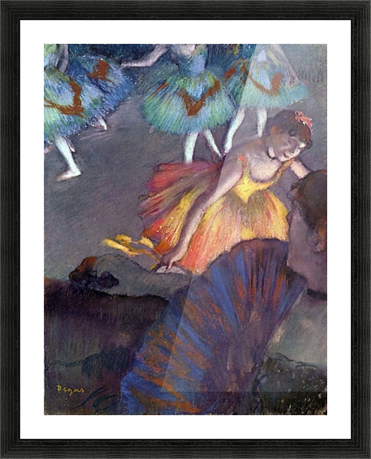Ballet from a box view Picture Frame print