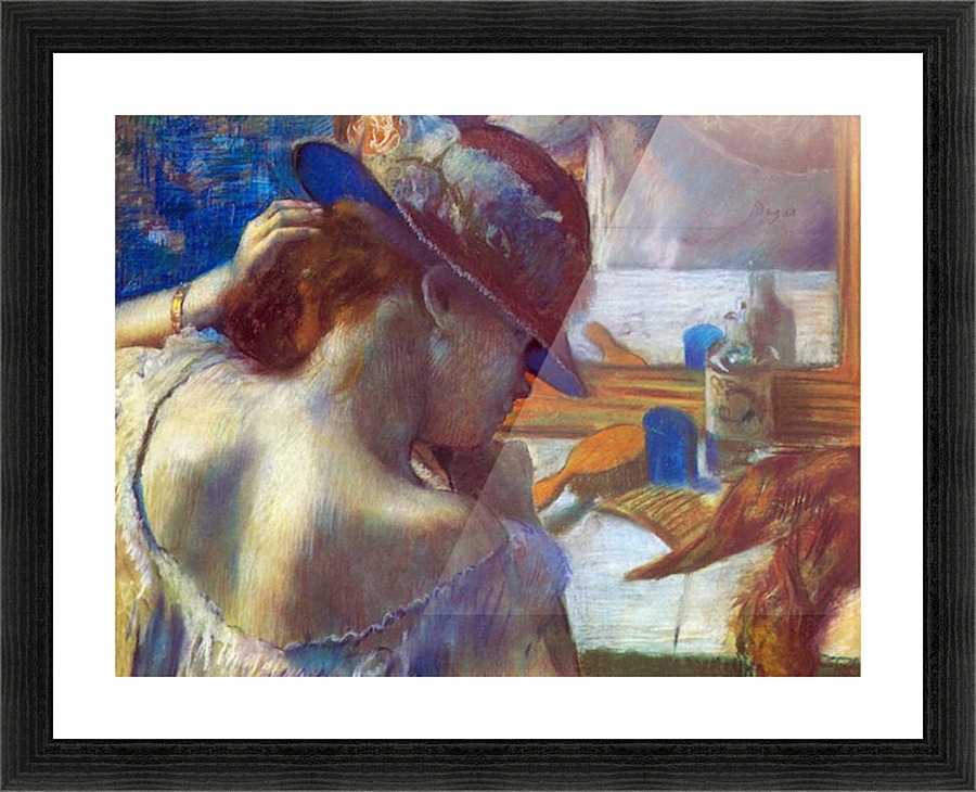 Before the mirror Picture Frame print