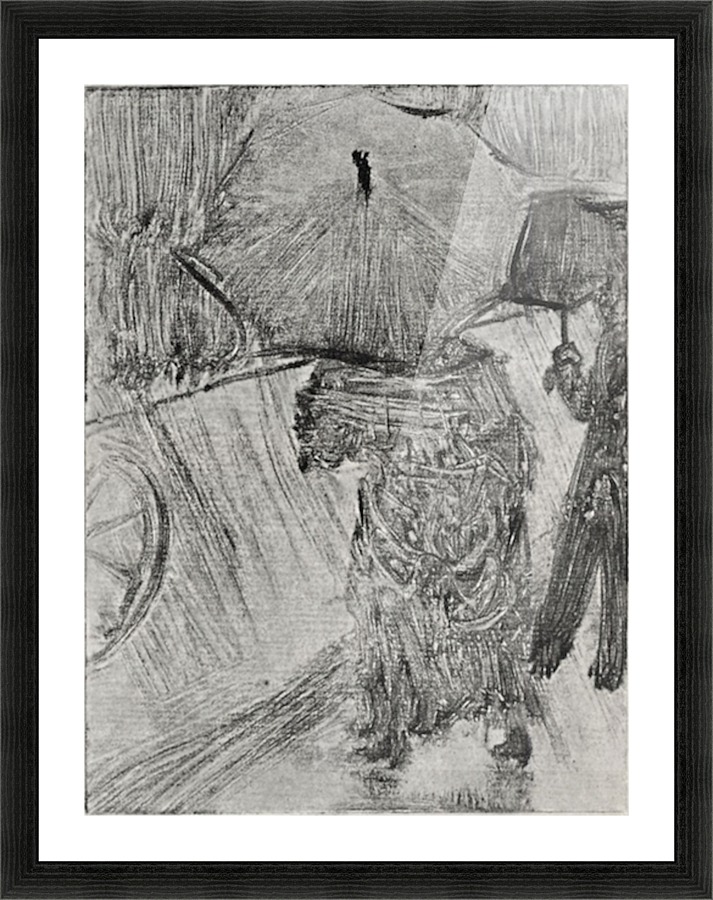 In the Rain Picture Frame print