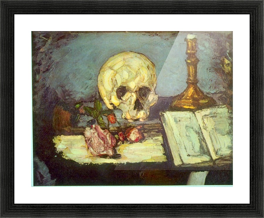 Skull Picture Frame print