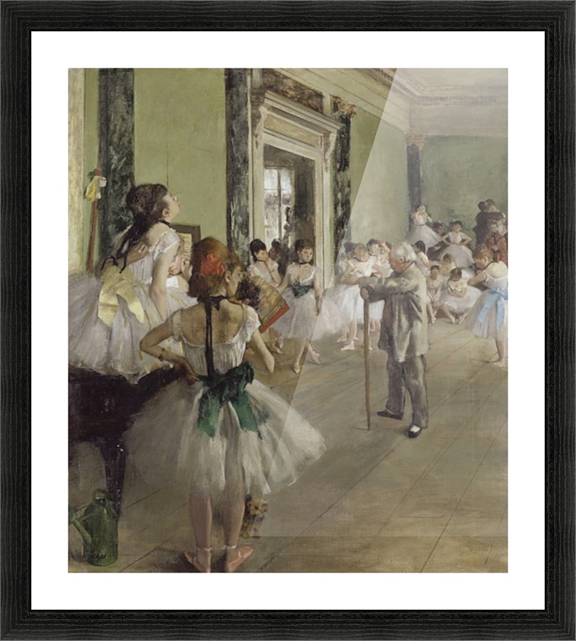 The Ballet Class Picture Frame print