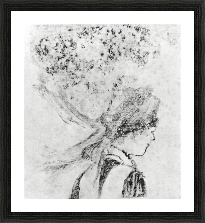 The nurse Picture Frame print
