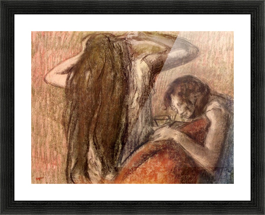 Two girls Picture Frame print