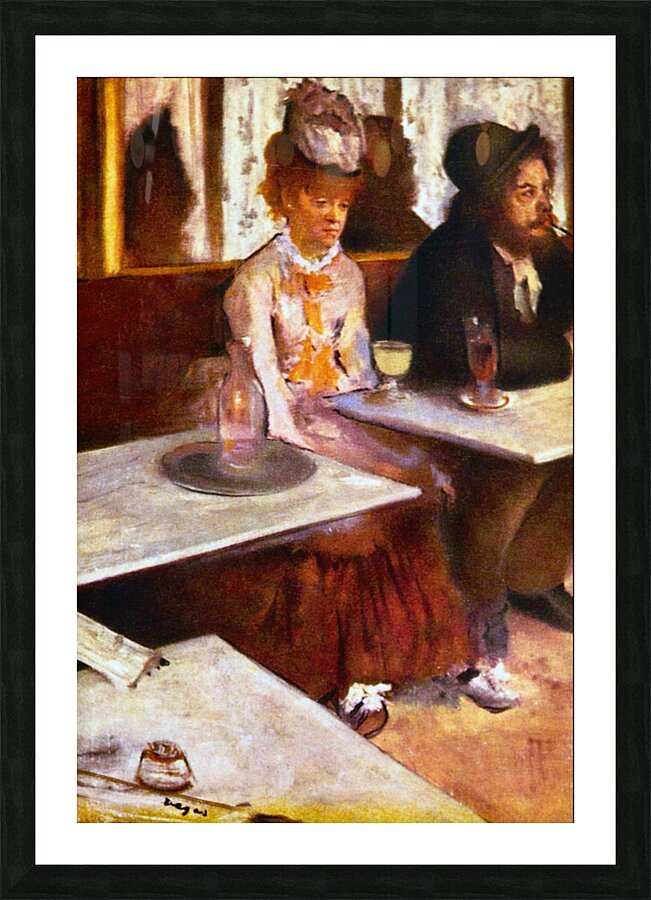 Absinthe Drinkers Picture Frame print