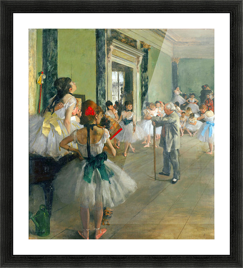 Ballet Class Picture Frame print