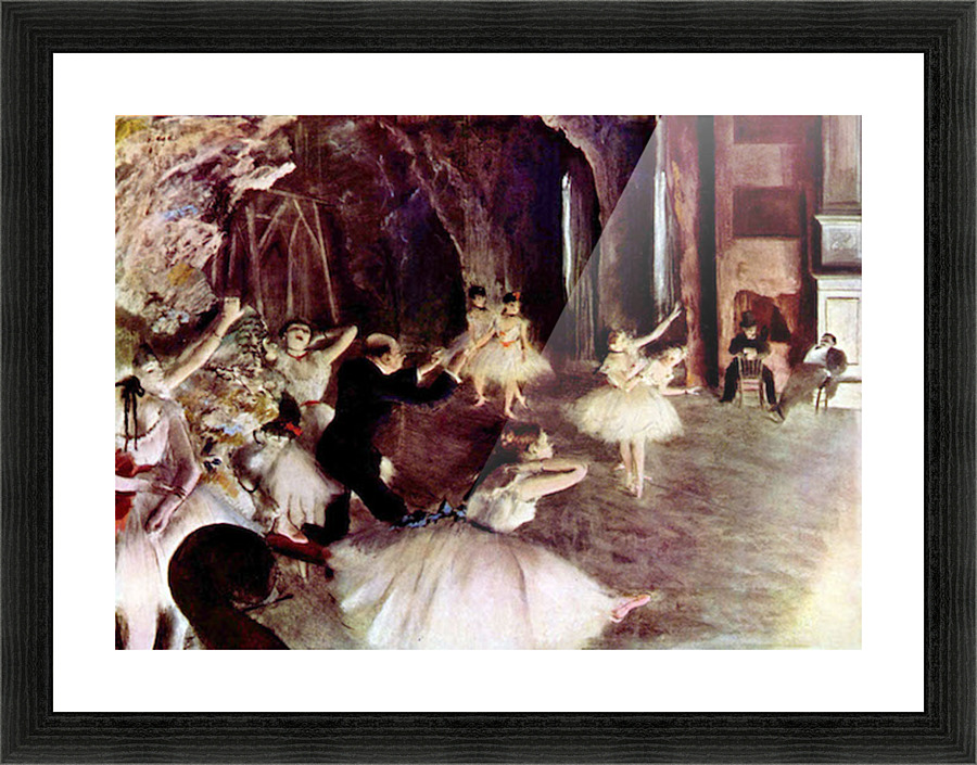 Stage Probe Picture Frame print