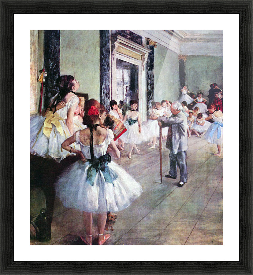 The dance class Picture Frame print