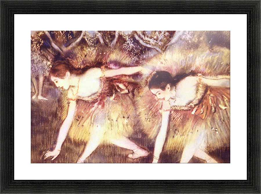 Two Dancers Picture Frame print