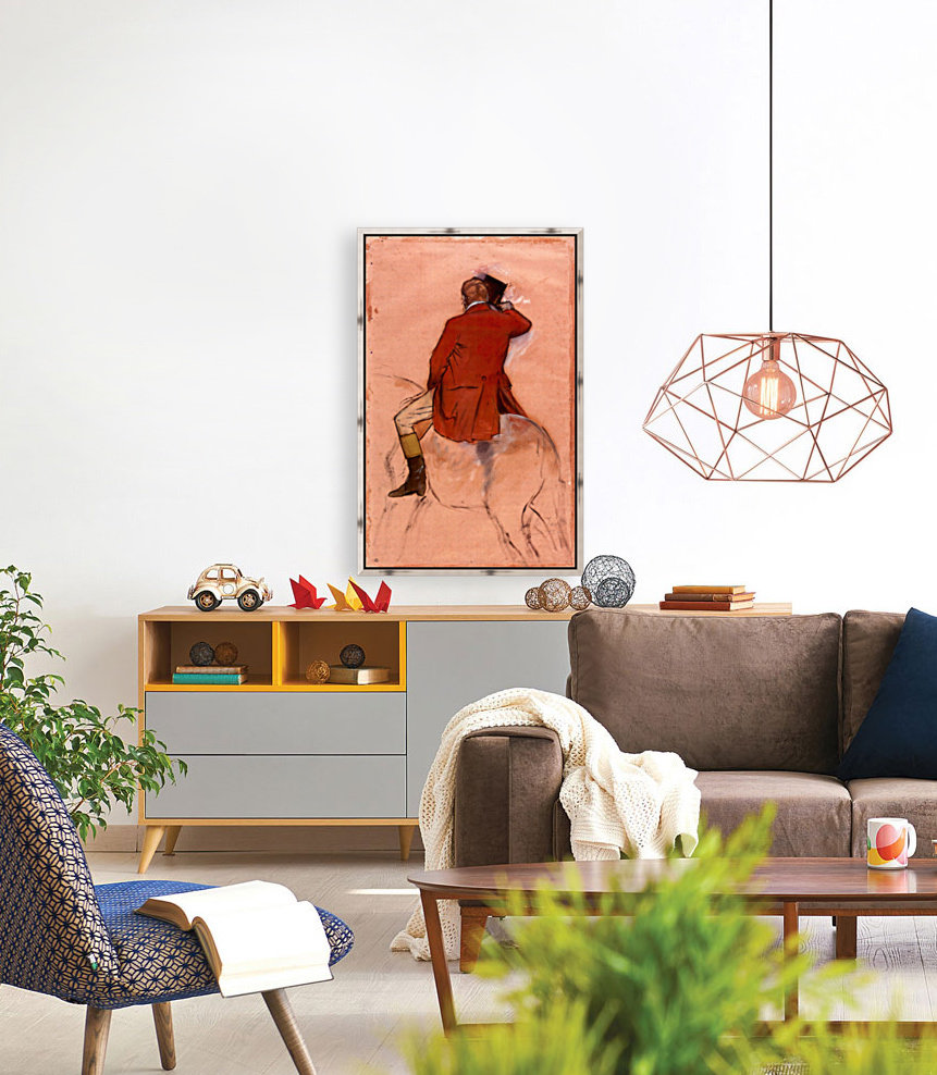 Rider with red jacket Reproduction