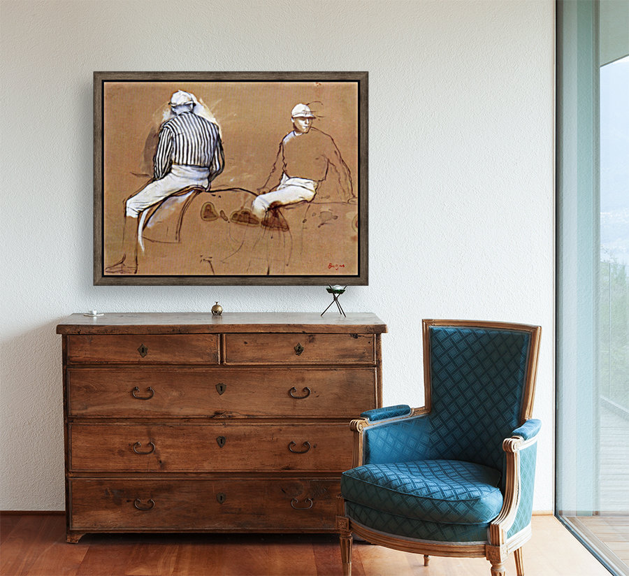 Two jockeys Reproduction