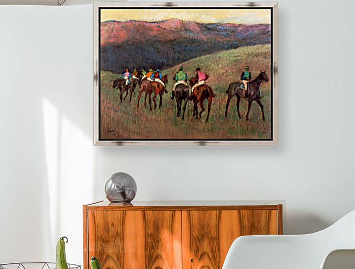 Jockeys in Training by Degas