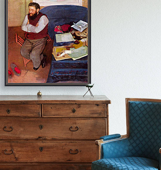 Portrait of Diego Martelli by Degas