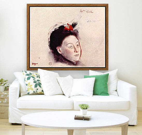 Portrait of Madame Lisle by Degas