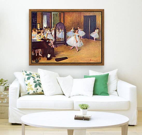 The dance hall by Degas