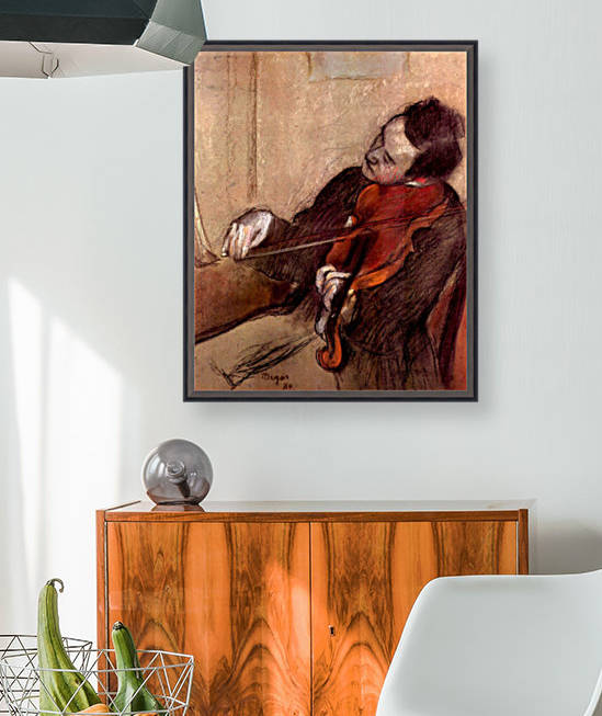 The violinist 1 by Degas