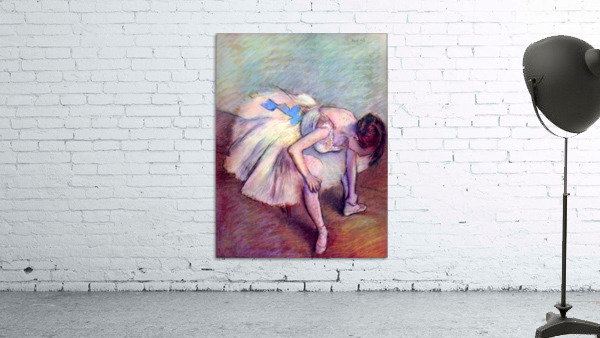 Dancer bent over Wall Preview