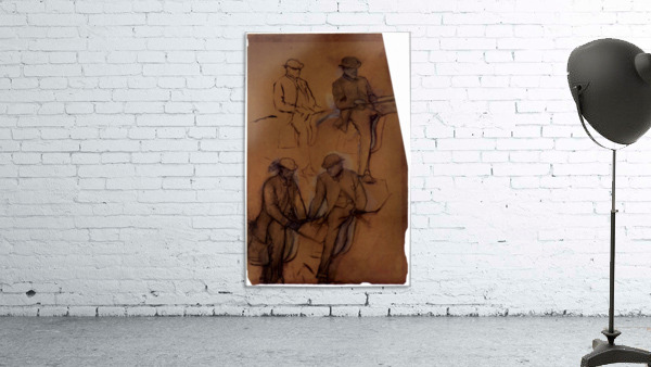 Four riders  A study Wall Preview