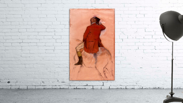 Rider with red jacket Wall Preview