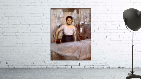 Woman Ironing Wall Preview