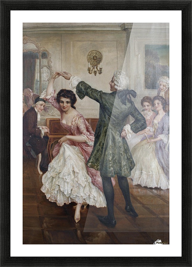 The ballroom Picture Frame print