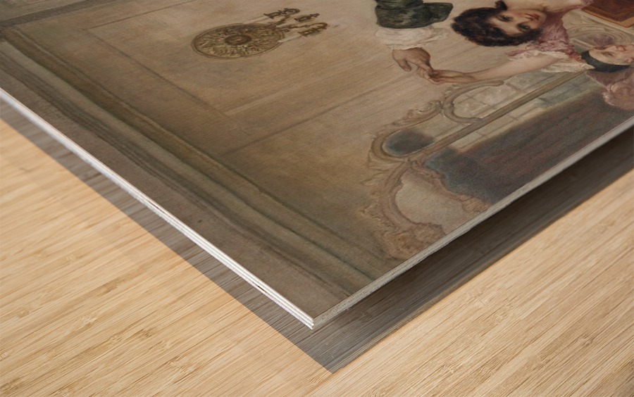 The ballroom Wood print